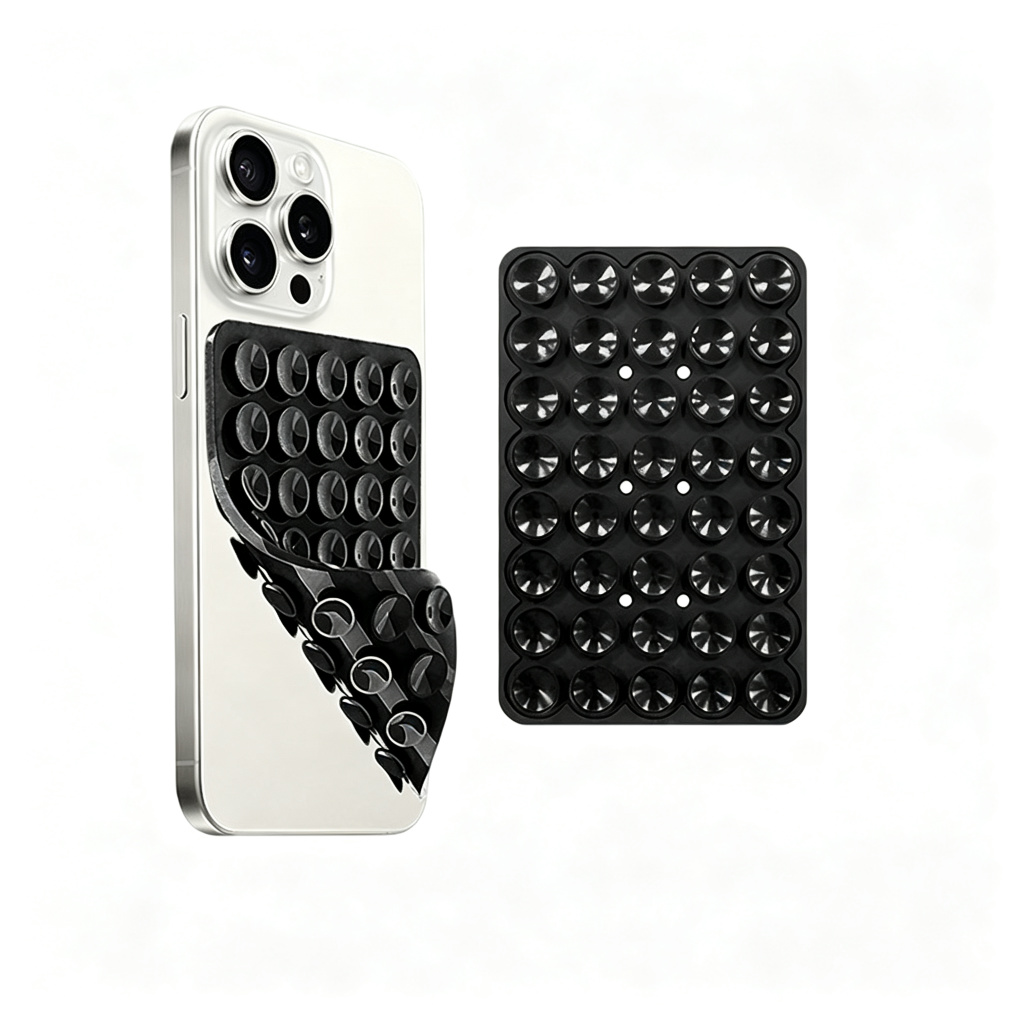 Silicone Phone Suction Cup Mount for Car and Wall