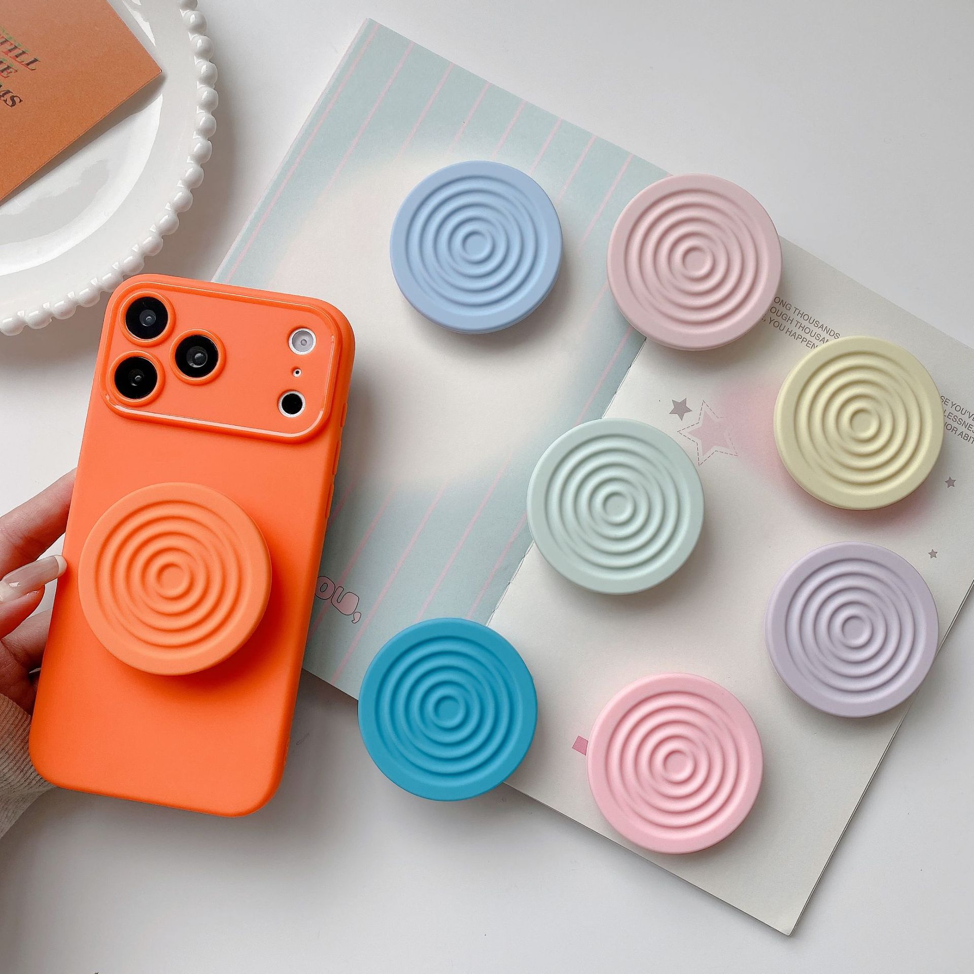 Magnetic Silicone Phone Stand for iPhone MagSafe