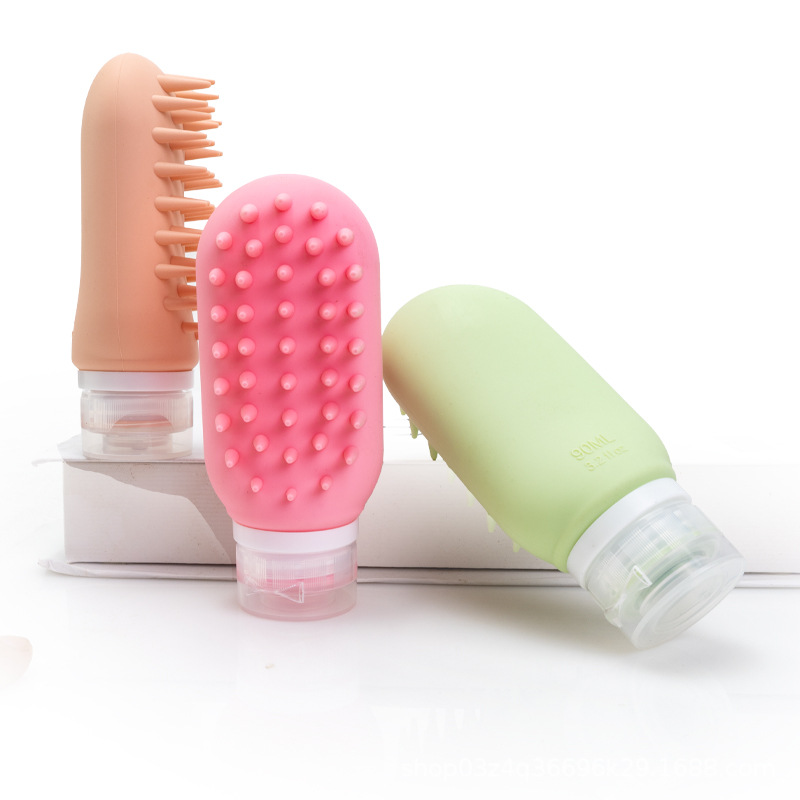 60ml Silicone Travel Bottle with Suction Cup